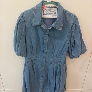 Jonathan Simkhai Light Blue Denim Mini Dress